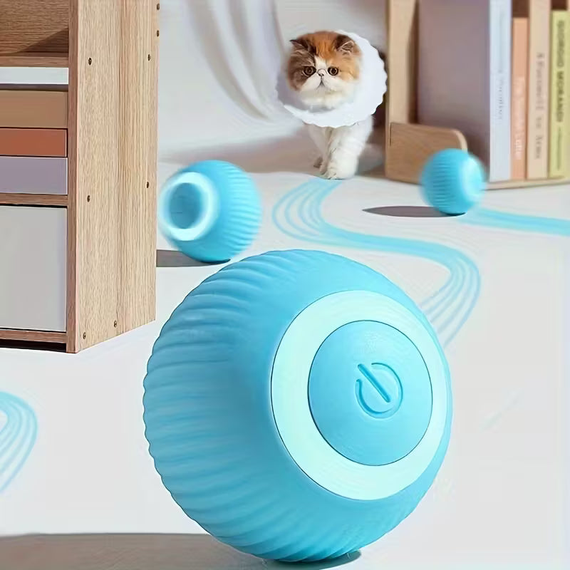 Automatic Rolling Ball Toy for Cats